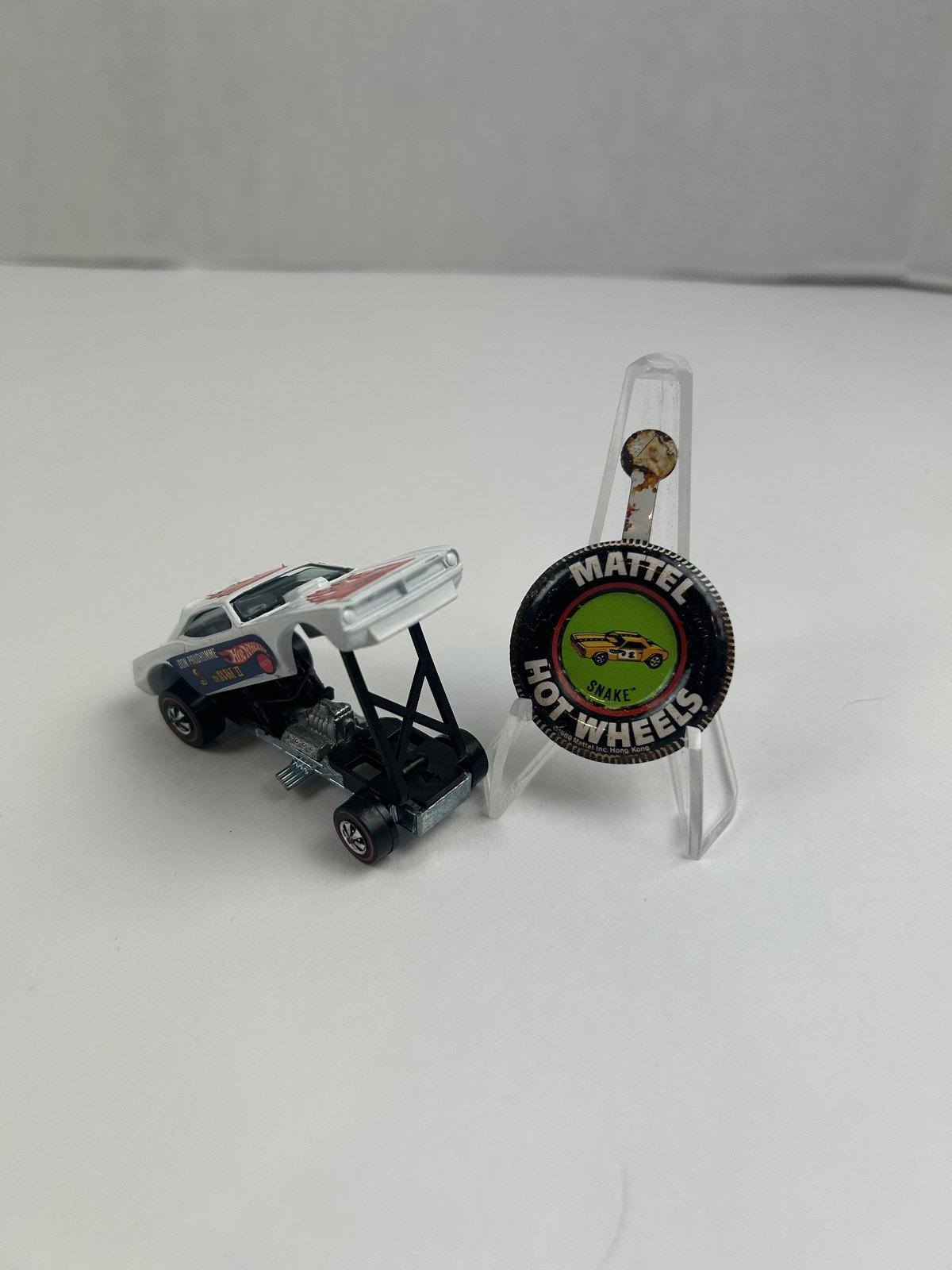 ホットウィール VINTAGE Collection SNAKE II HOT WHEELS REDLINE VINTAGE COLLECTION SNAKE FUNNY CAR YELLOW
