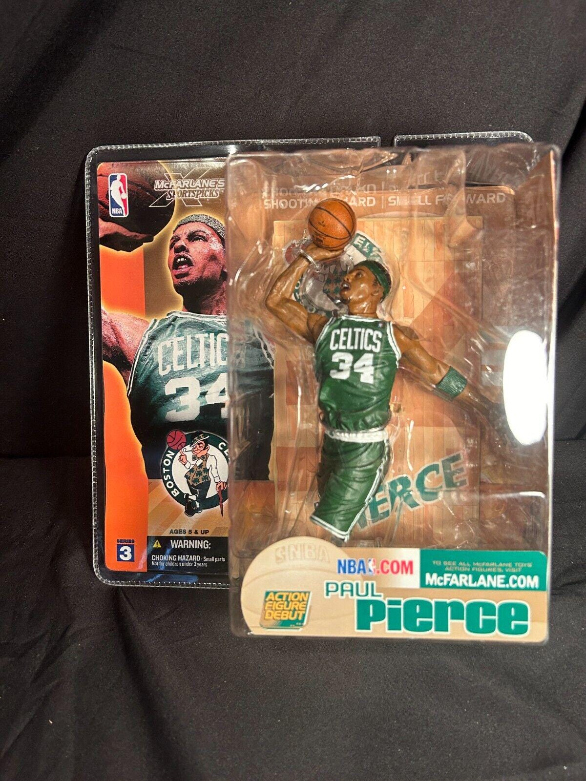Mcfarlane NBA Series 3 Paul Pierce 2003 Boston Celtics Green