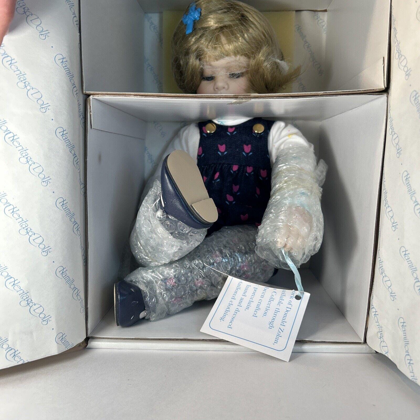 Quiet Time Porcelain Doll by Donald Zolan Hamilton 1992 COA