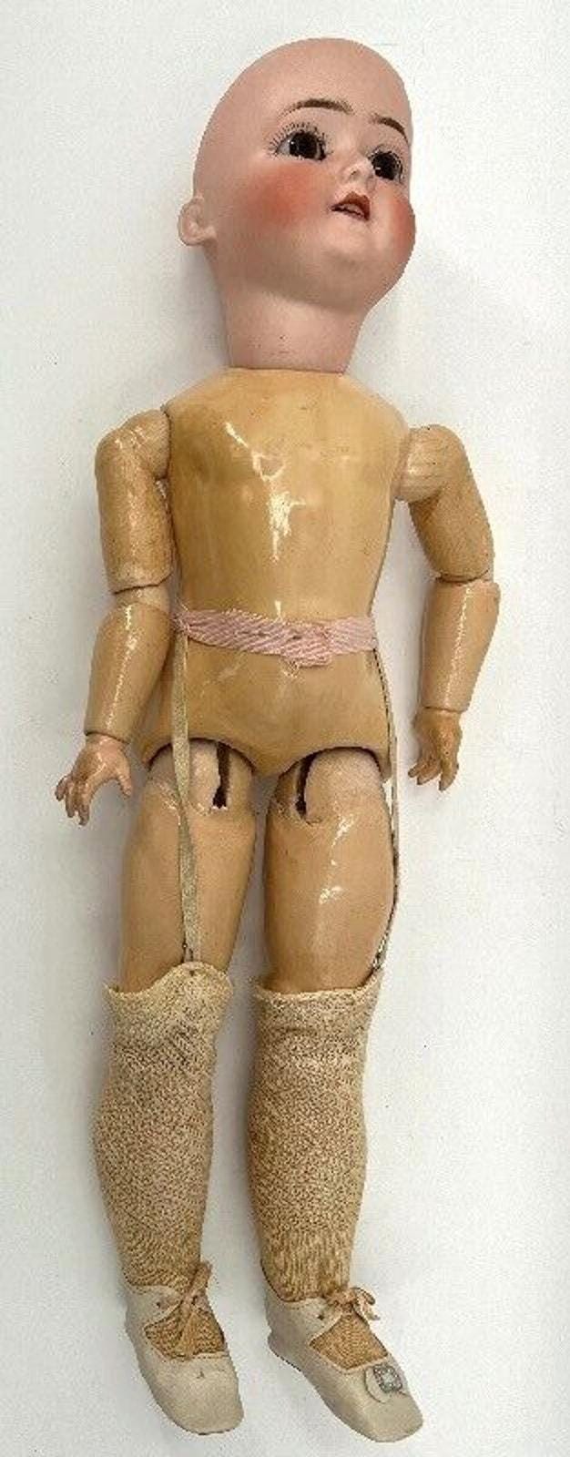 Antique Schoenau & Hoffmeister 1909 Bisque Head Doll 19.5