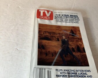 STAR WARS Phantom Menace TVガイドカバー 200個限定 TV GUIDE Star Wars: the Phantom Menace and Clone Wars, Lot of 5 - Etsy