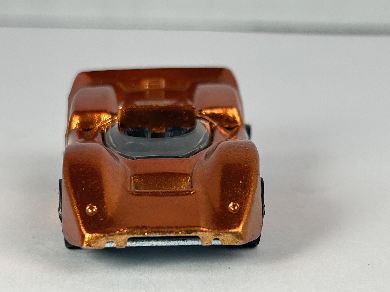 Vintage Hot Wheels 1969 Mclaren M6A Redline Diecast Car W/button