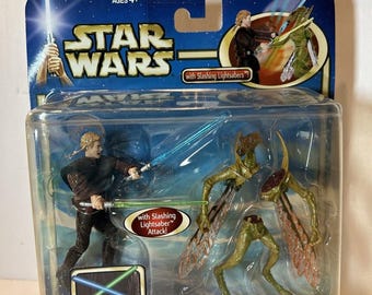 Figura de acción de Anakin Skywalker de STAR WARS: El Ataque de los Clones (2002)