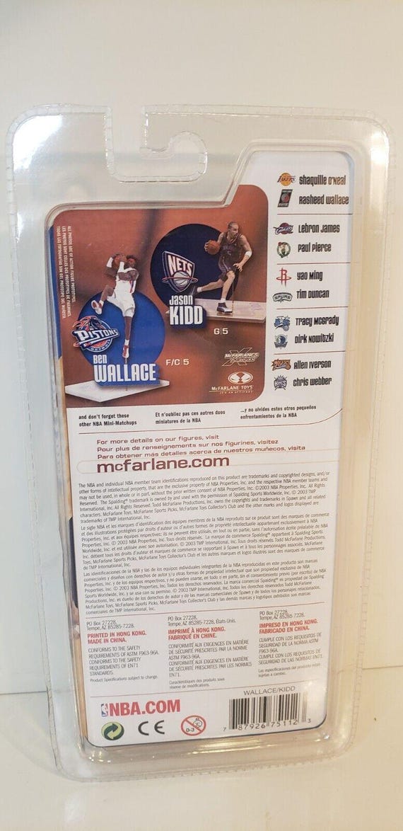 Mcfarlane 3-inch NBA Figure Set Featuring Jason Kidd New Jersey