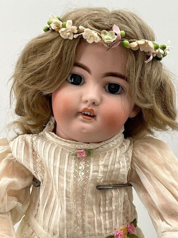 アンティークビスクドール SIMON & HALBIG 1079 DEPヘッド Antique Simon & Halbig DEP 1079 Bisque Doll 20