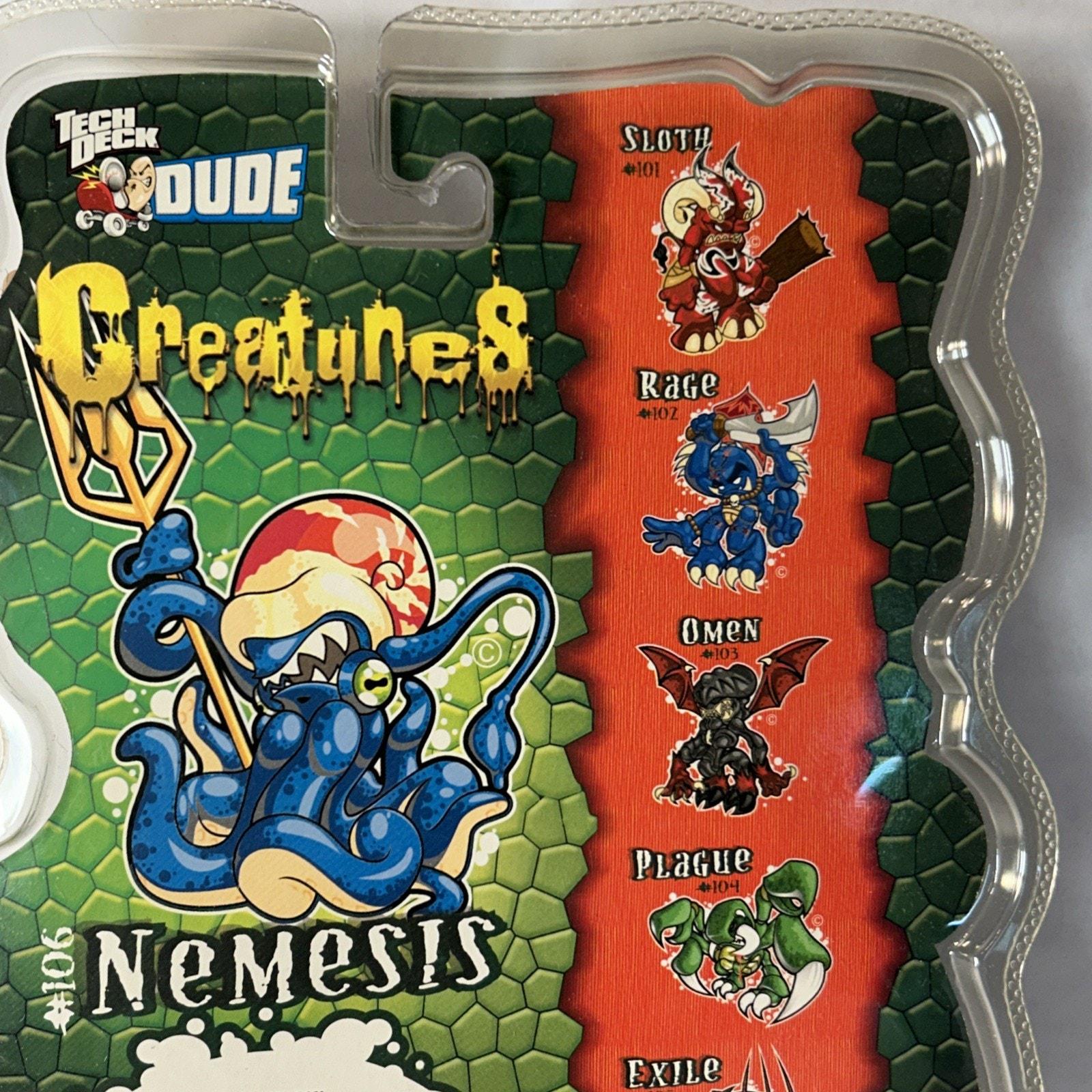 Tech Deck Dude Creatures Series Nemesis Figure 2002 Sealed