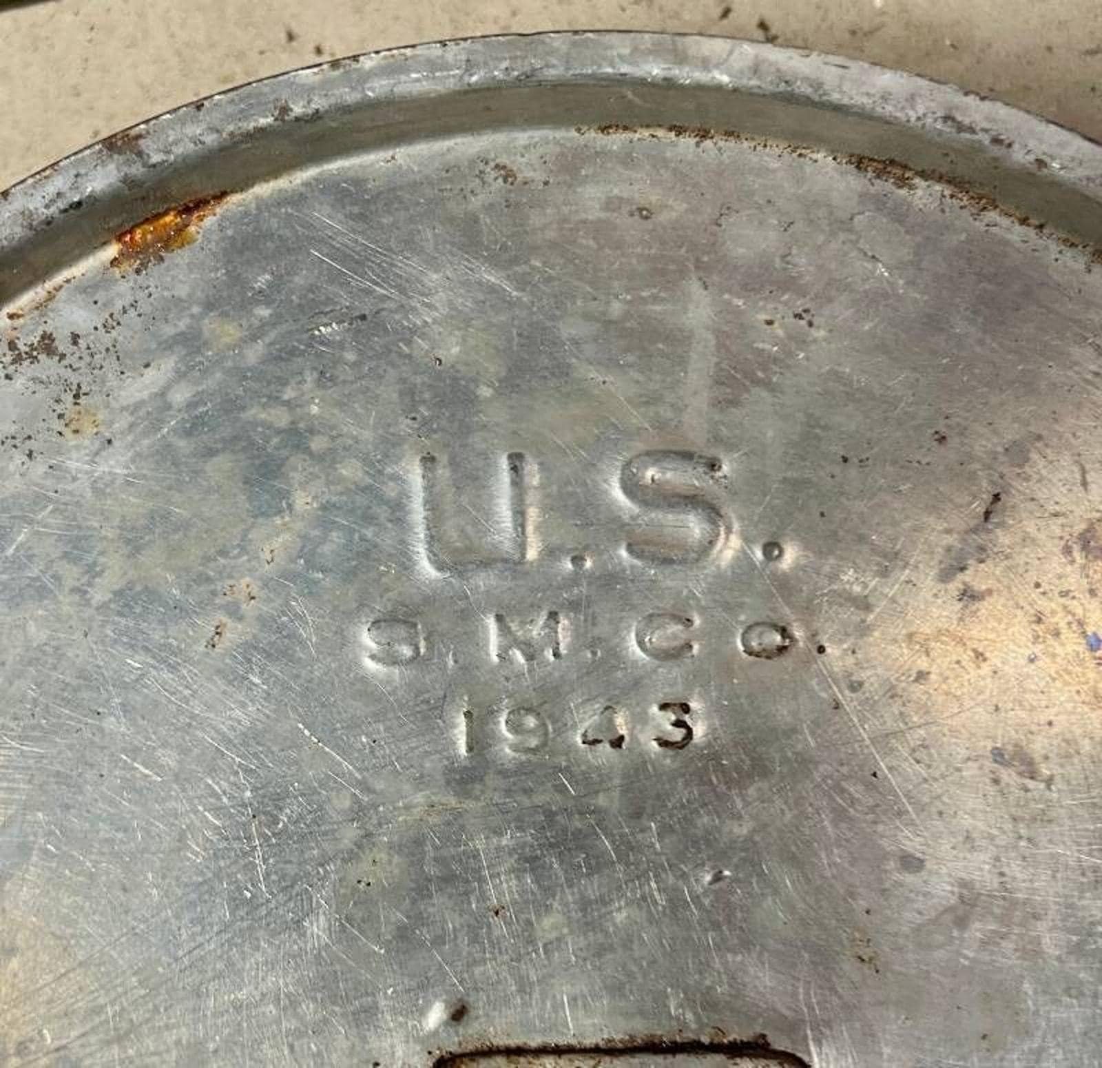 WWII US Army Mermite Food Container 1943/44 SMCO W/ 3 Inserts