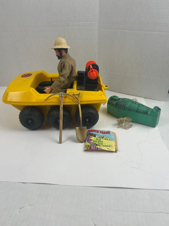 G.I. Joe Adventure Team Secret of the Mummy's Tomb ATV Sarcophagus