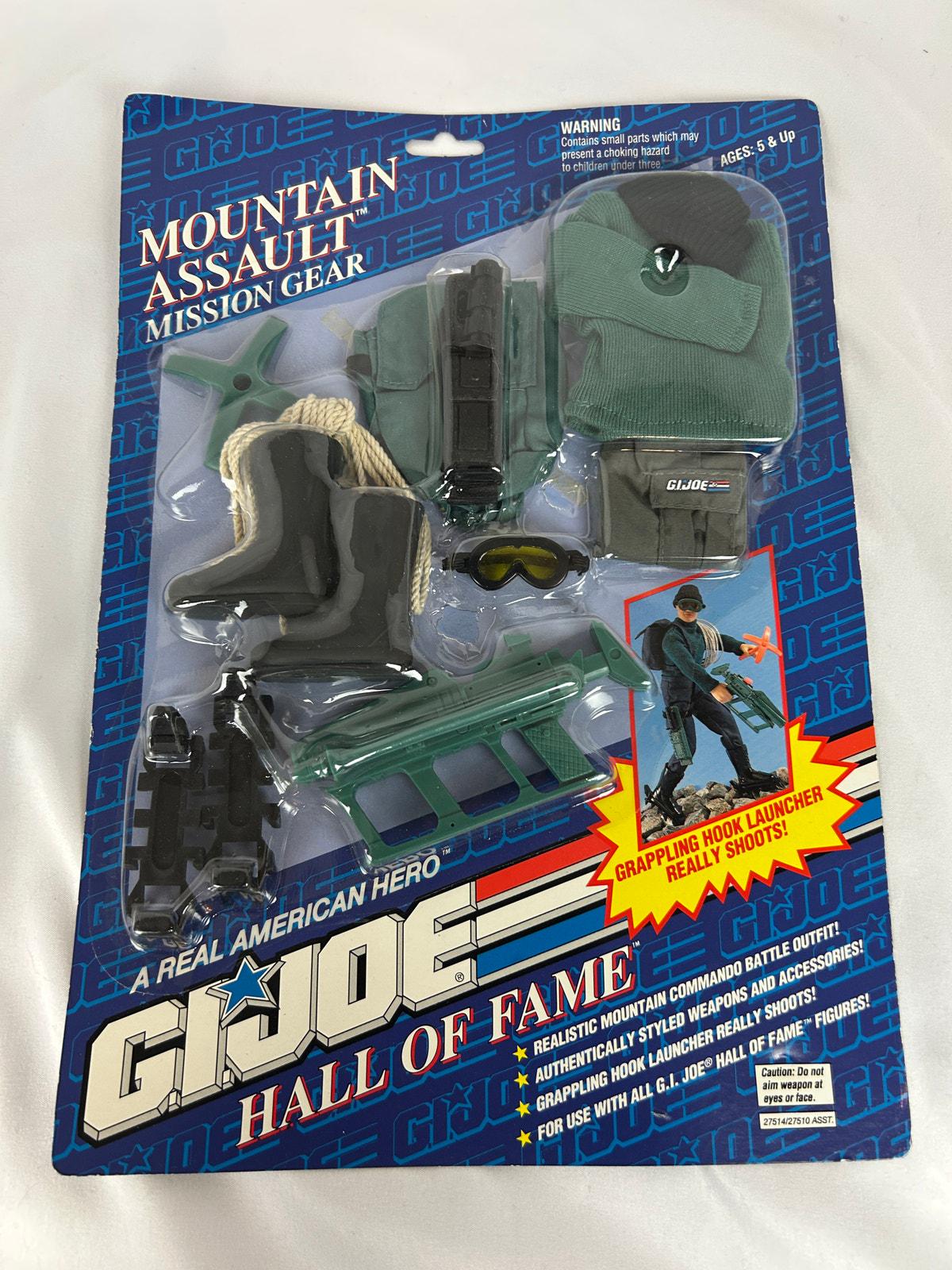 ハズブロ製1/6 GI-JOE HOF MISSION GEARx4種セット GI Joe Hall of Fame Mountain Assault Mission Gear Set Sealed MOC