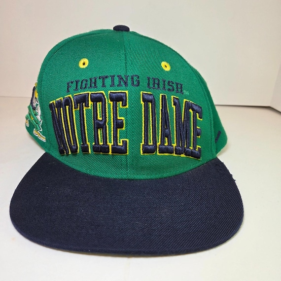 Baseball Hat Notre Dame Zephyr Hats Vintage 90s NCAA Notre Dame