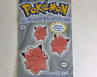 Pokémon the Electric Tale of Pikachu Comic #6 1999 VIZ VHS