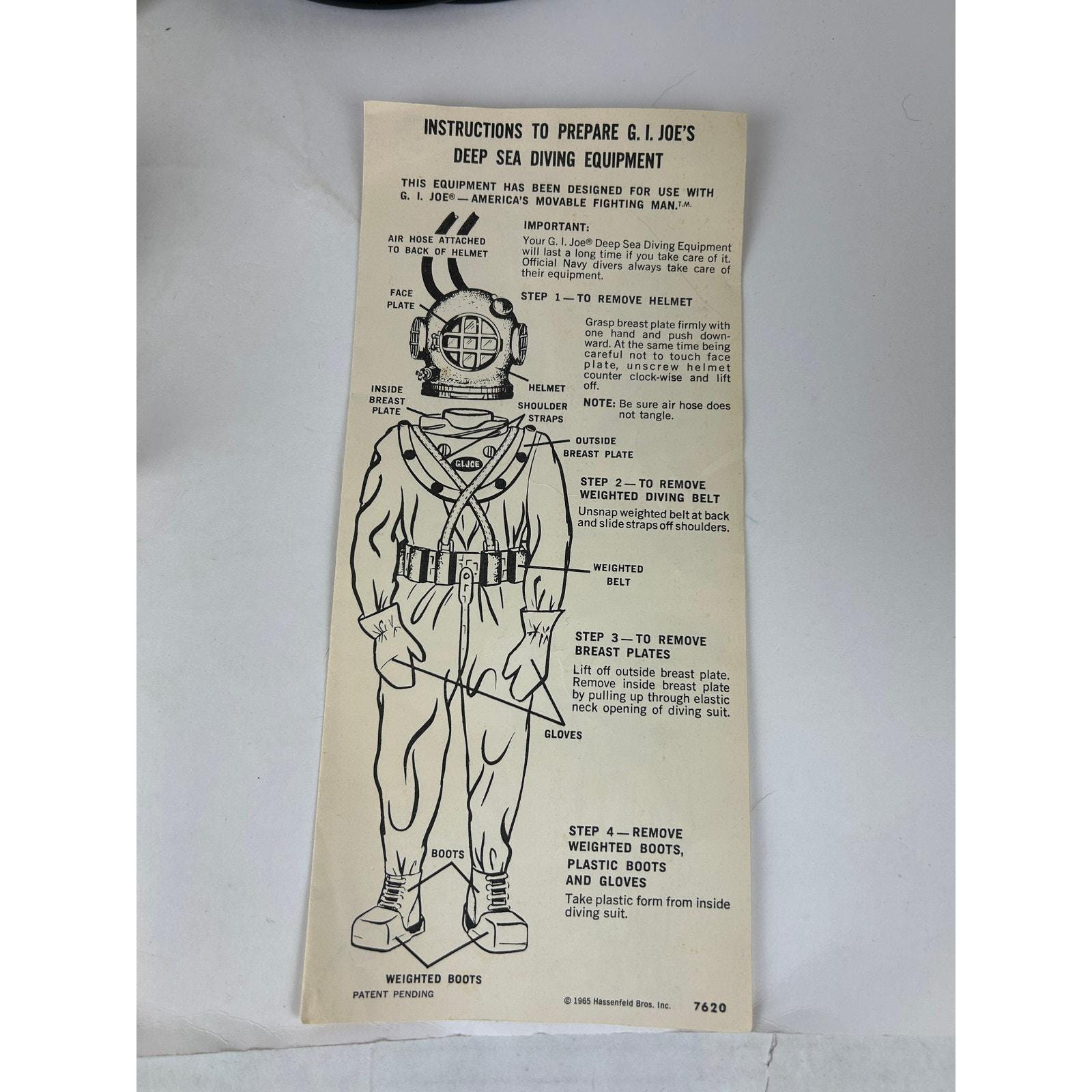 1960年代ヴィンテージ GIジョー ディープシーダイバー ロット