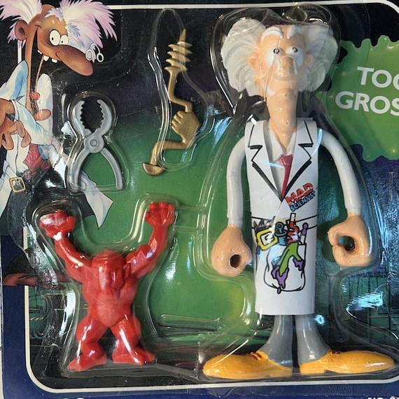 MAD SCIENTIST　マッド・サイエンティスト フィギュア Arco Mad Scientist Too Gross 1987 Bendable Figure No.8017 Vintage
