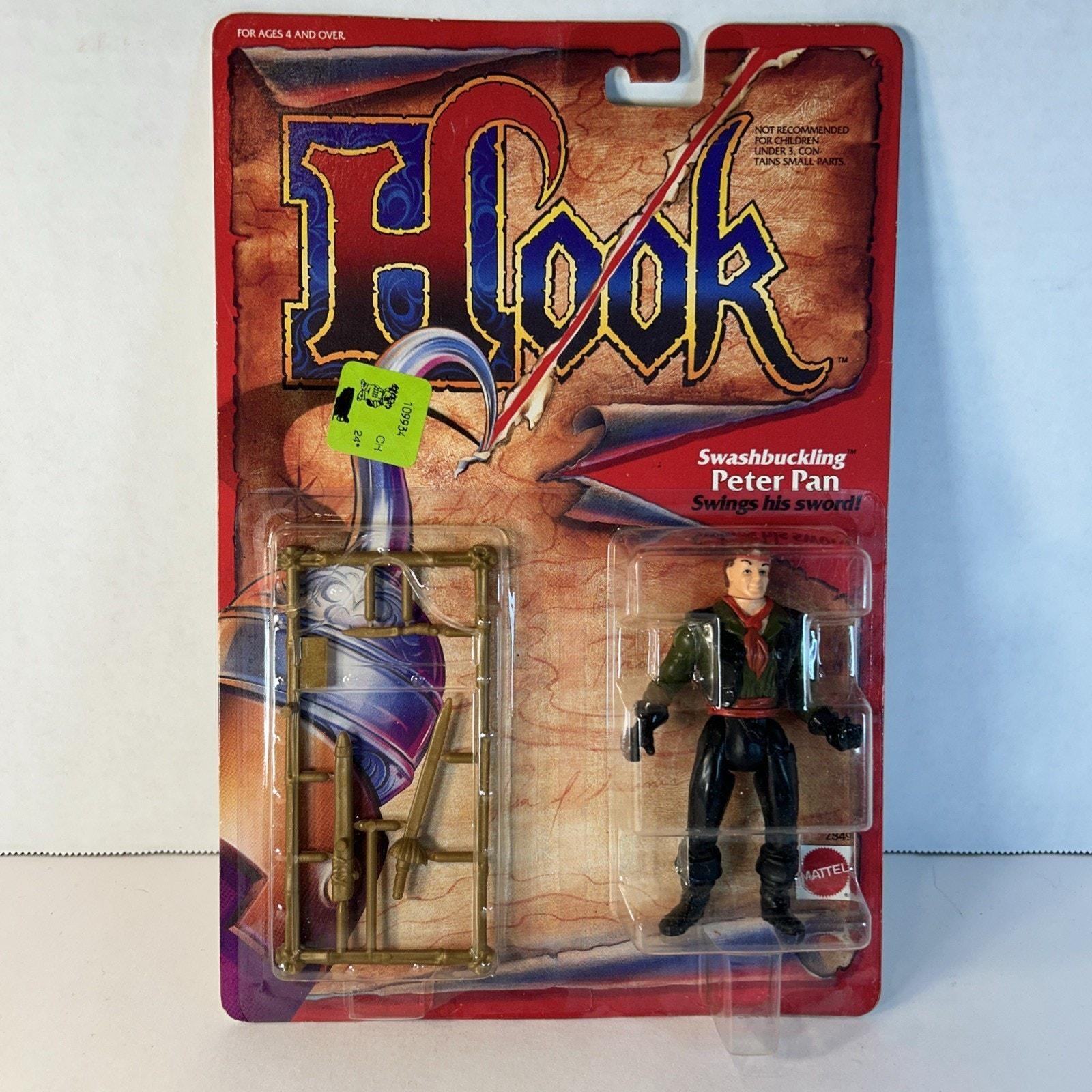 ☆Mattel社 映画「フック」 フィギュア ピーターパン 1991年製 新品☆ HOOK（ピーターパン）」マテル社製フィギュア3種【A】（1991
