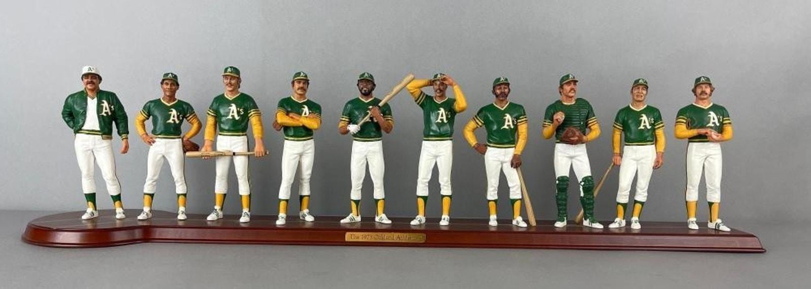 The Danbury Mint 1973 Oakland Athletics Team World Series