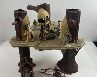Ewok Villige playset Return of the Jedi by Kenner 1984 - Etsy 日本