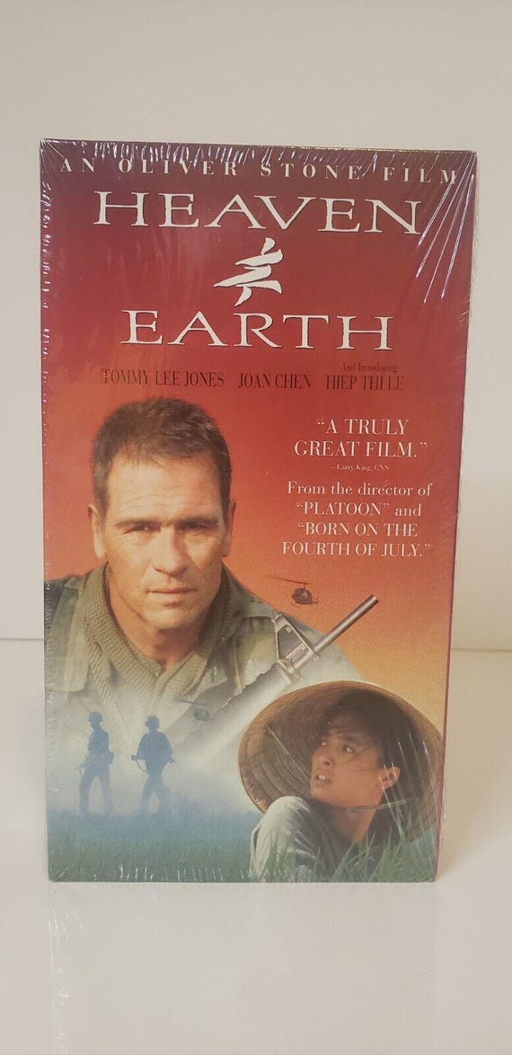 Heaven & Earth VHS New Sealed 1994 an Oliver Stone Film Tommy Lee