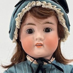 Antike 1906 Schönau & Hoffmeister Bisque Doll 22 &#39;&#39;Puppen Körper mit offenem Mund