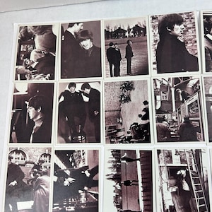 1964 Topps T.C.G. Beatles A Hard Day’s Night complete 55 card set Black and White