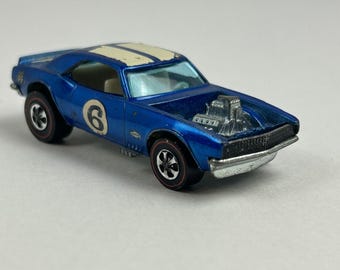 Vintage Hot Wheels Redline 1969 HEAVY CHEVY CAMARO RARE Chrome