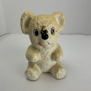 Vintage INARCO Bear Planter Ceramic Figurine Cleveland Ohio E-1692