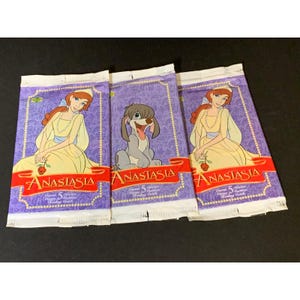 1998 Upper Deck Anastasia Sealed Trading Card Packs Lot of 3 Packs
