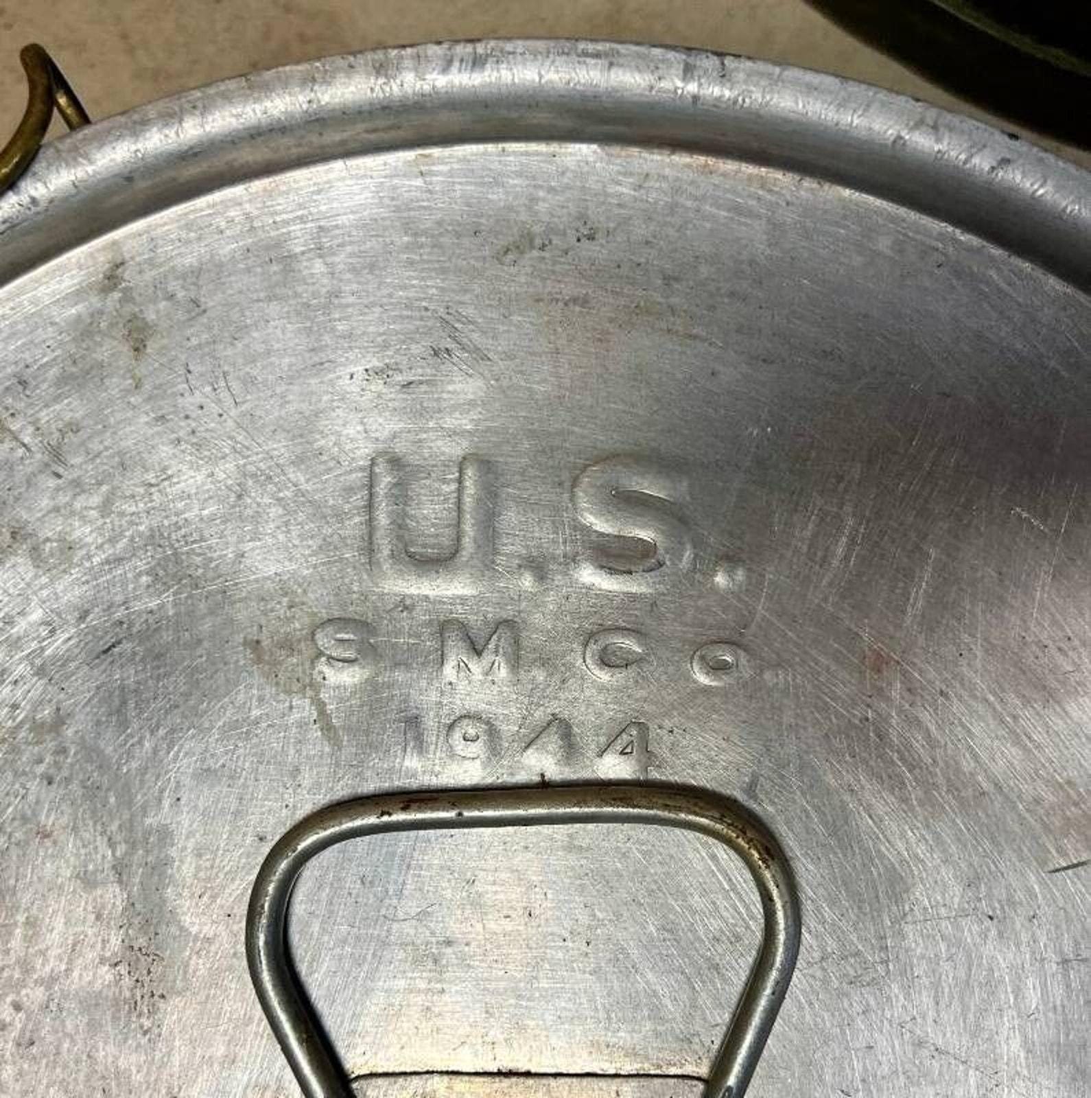 WWII US Army Mermite Food Container 1943/44 SMCO W/ 3 Inserts