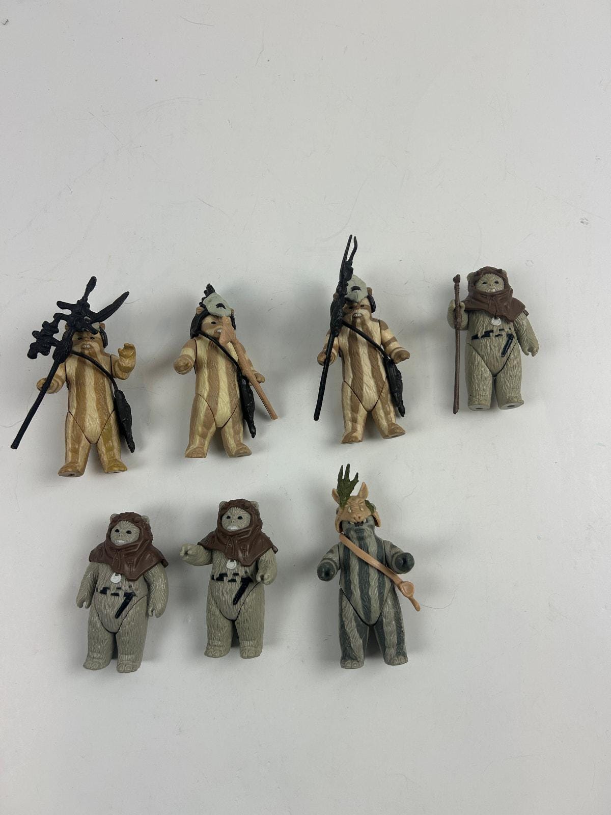 Star Wars Kenner Ewok Village Playset W/ 7 Ewok Figures