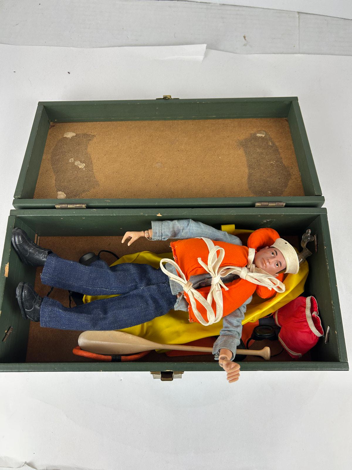 G.I. Joe 1970s Sea Rescue Lot Complete Figure Gear Footlocker