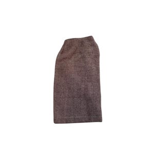 Vintage Mauve Doll Pencil Skirt with Snap Closure—Fits Barbie, Clone Dolls