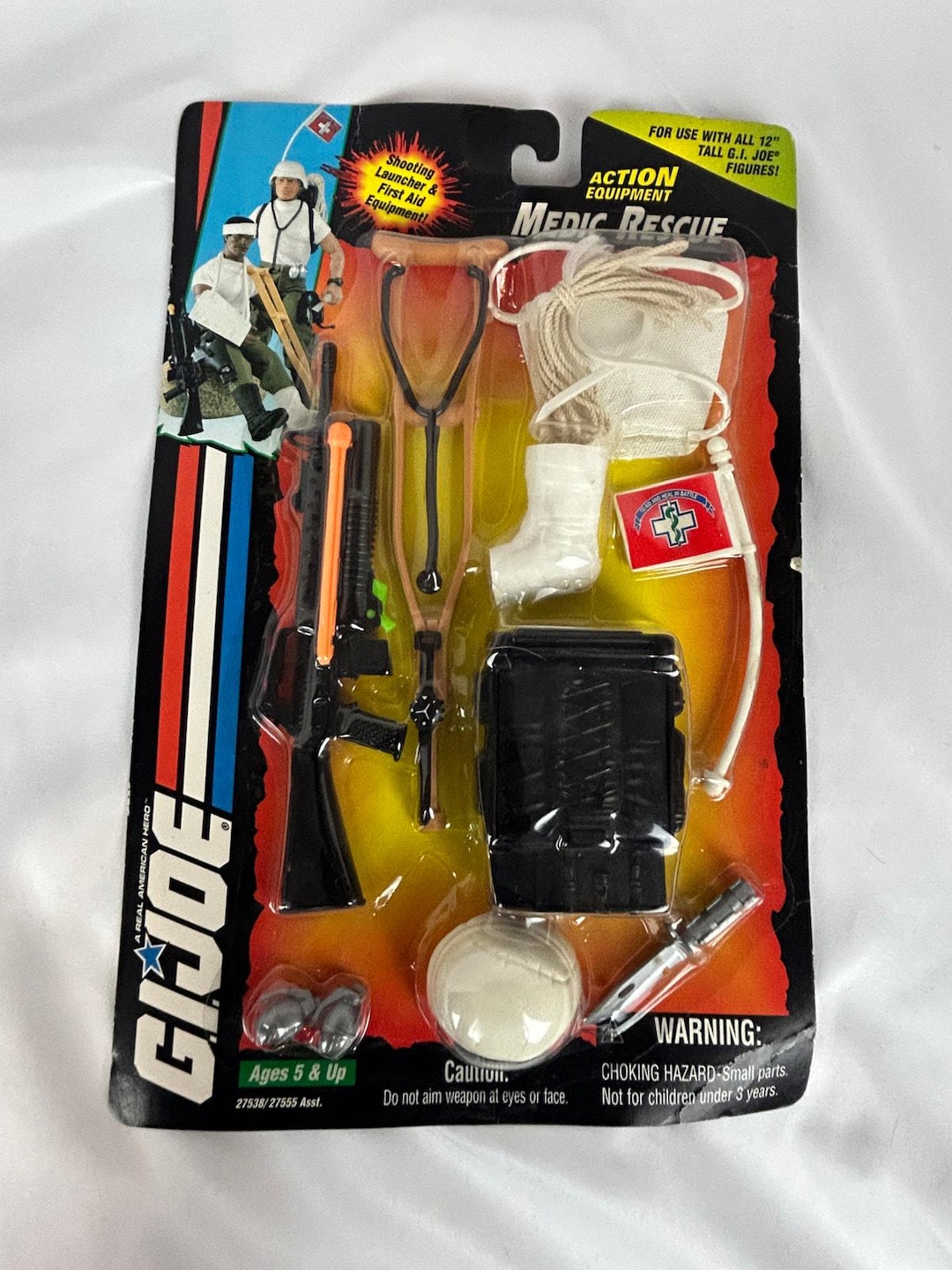 Vintage GI Joe Medic Rescue Action Equipment Accessory Pack Sealed