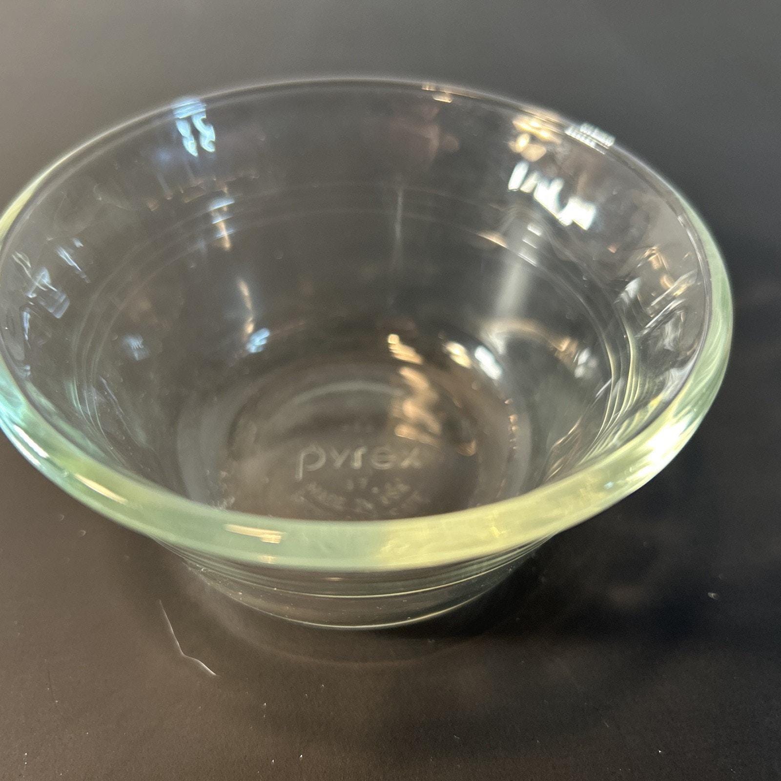 Vintage Pyrex Custard Cups Set of 8 Clear Glass #463 & #464 Scalloped ...