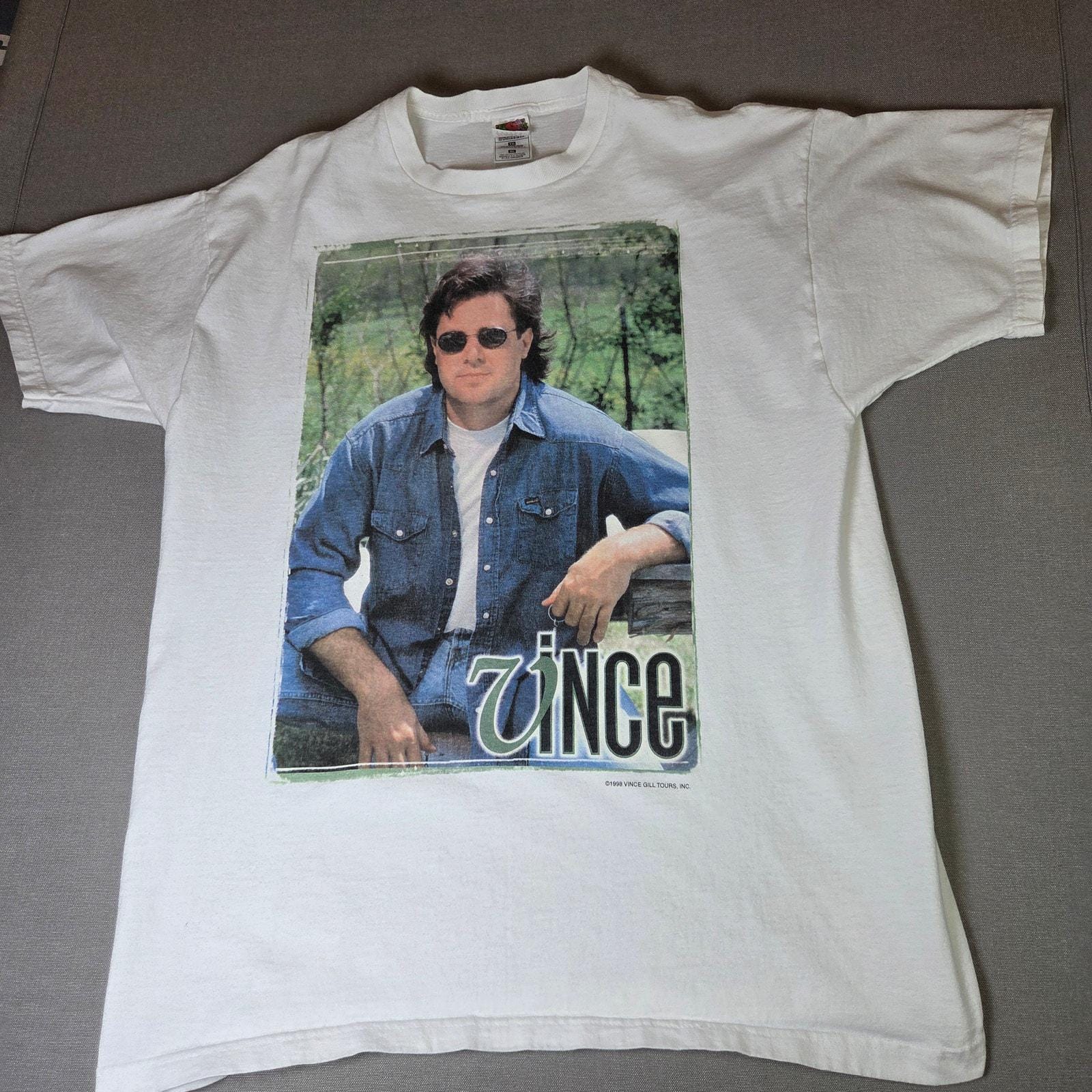 Vince Gill 1998 Tour T Shirt Vintage Country Music XL Fruit of the