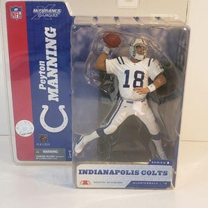 Peyton Manning Mcfarlane Series Indianapolis Colts NFL White