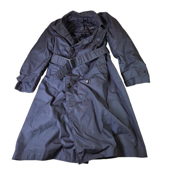 U.S. Navy Vintage Officer Raincoat Trench Coat 1960s–70s Medium 38