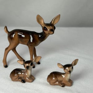 Vintage Bambi Figurine Ceramic - Etsy