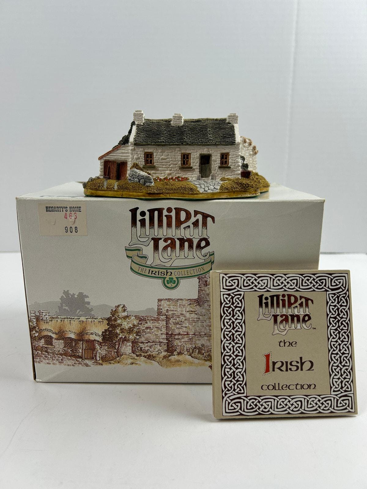 LILLIPUT LANE  Cottage L2541 箱入り Lilliput Lane Hegarty's Home 1989 Irish Collection Cottage W Box
