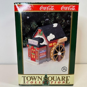Coca-Cola Town Square Collection The Grist Mill Restaurant Lighted Building 1995