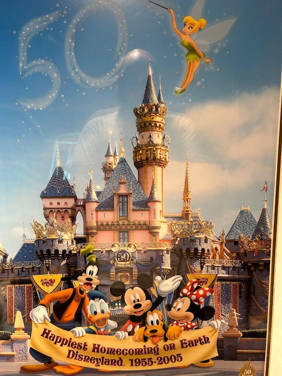 Disney 50th Anniversary Litho-cel Framed Print LE 92/500 W/ COA