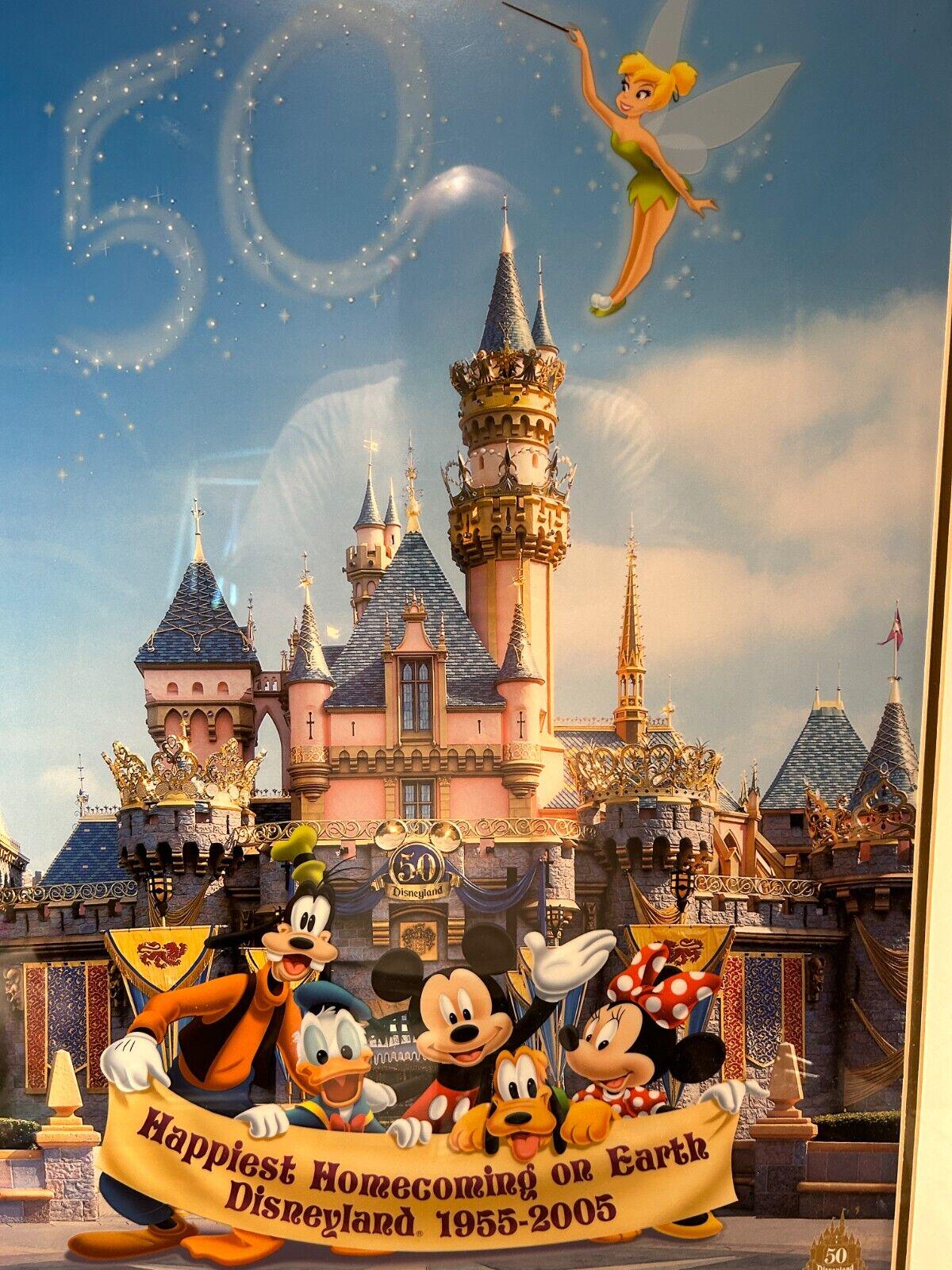 Disney 50th Anniversary Litho-cel Framed Print LE 92/500 W/ COA