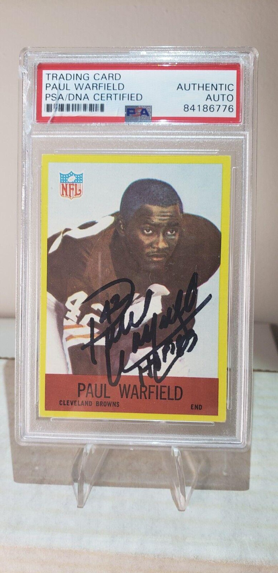 1966 Topps Paul Warfield #46 Signed PSA/DNA Certified Auto