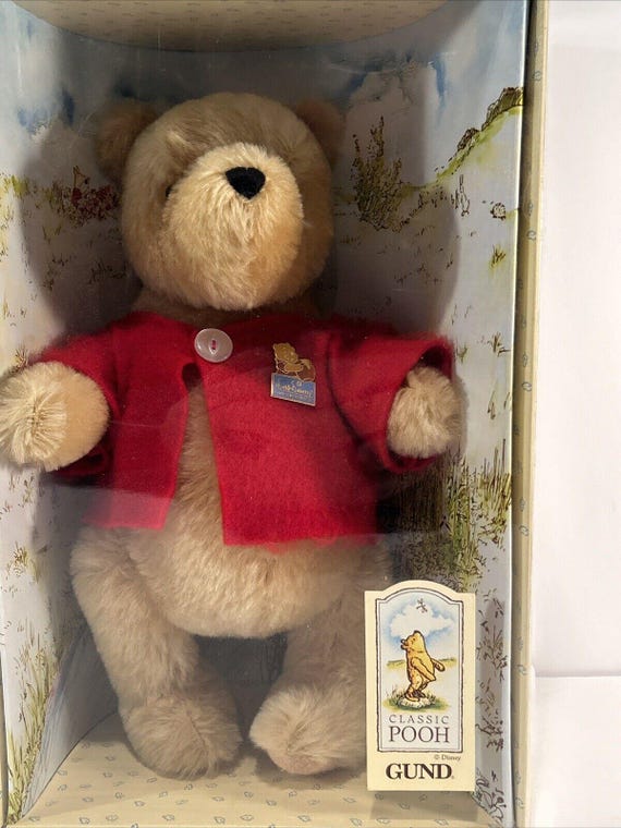 ヴィンテージ ガンド ディズニー くまのプーさん ぬいぐるみ 7940 箱