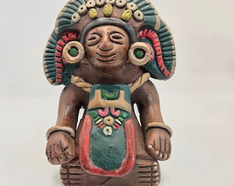 History Feathered Serpent Head of Quetzalcoatl Aztec Maya Artifact