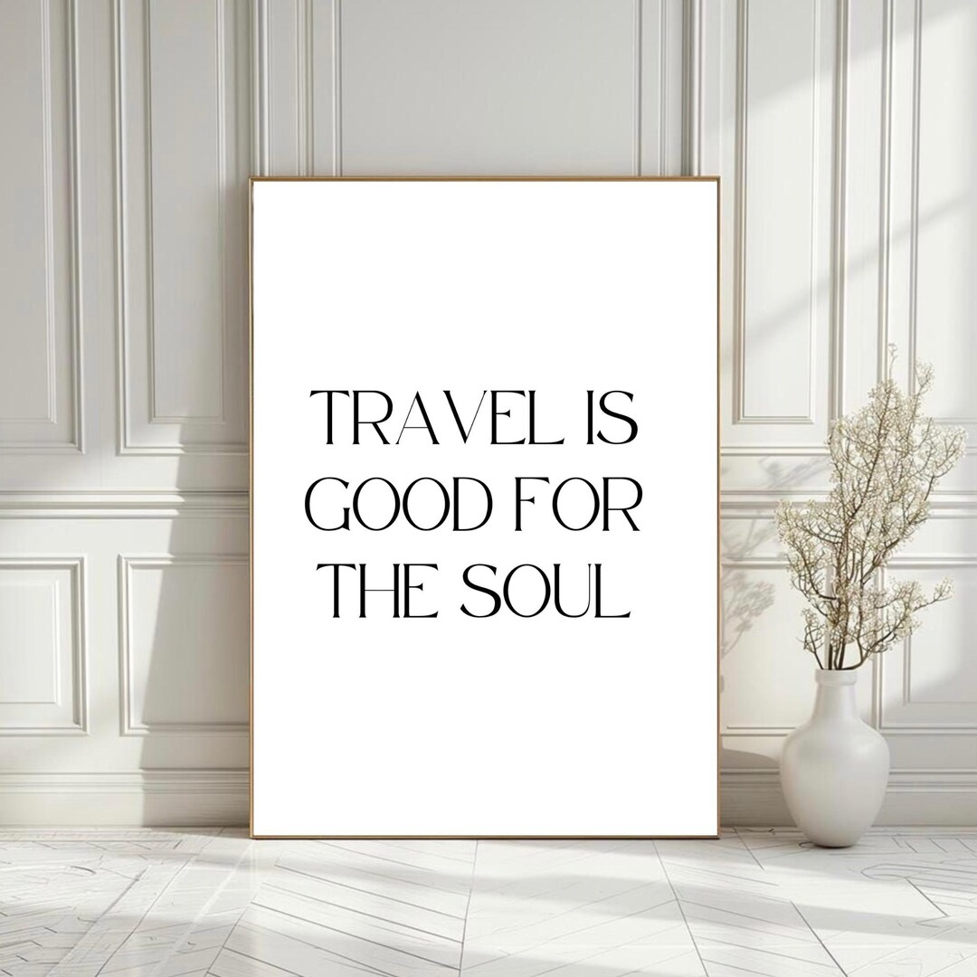 Travel Quotes Wall Art Travel Quotes Life Quotes for Travel Digital ...