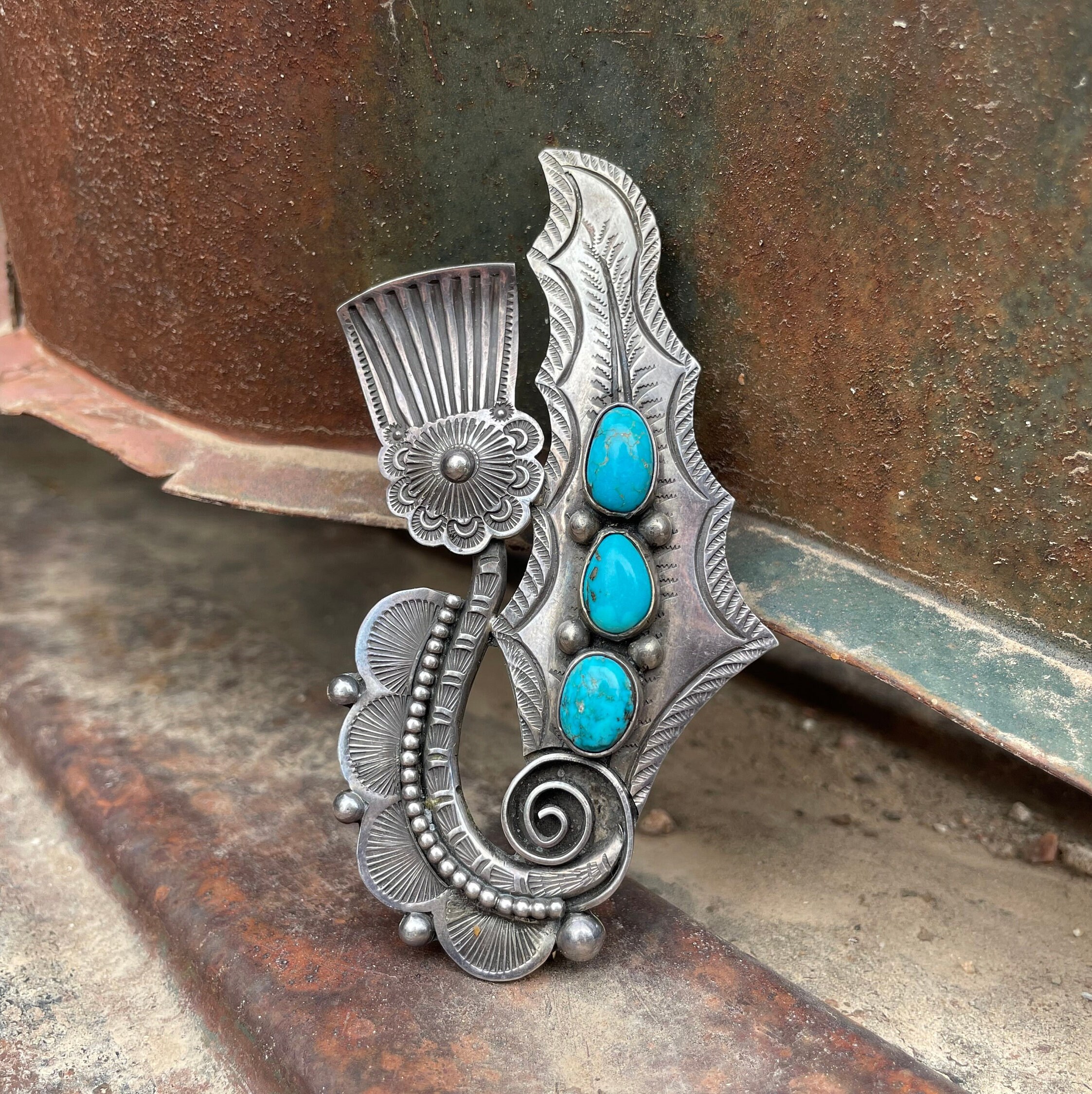 Star-struck Native American Navajo Sterling Silver Hummingbirds Bracelet Signed Star-struck Native American Navajo Sterling Silver Hummingbirds Bracelet Signed
