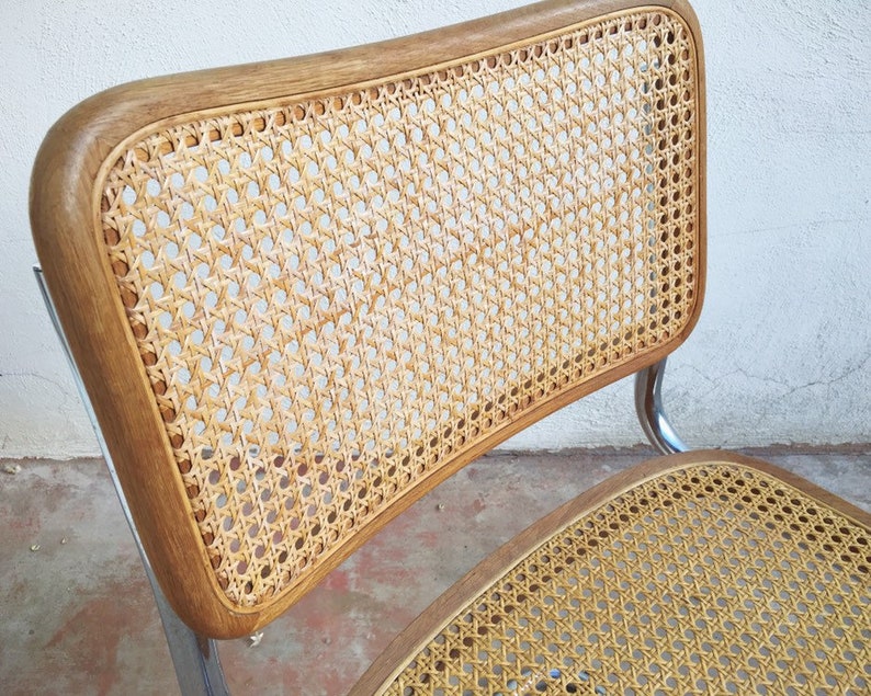 Vintage Cantilever Cesca Chair Mod Modernist Decor Two Marcel Breuer Style Side Chairs 1970s Furniture Bauhaus Design Mid Century Modern