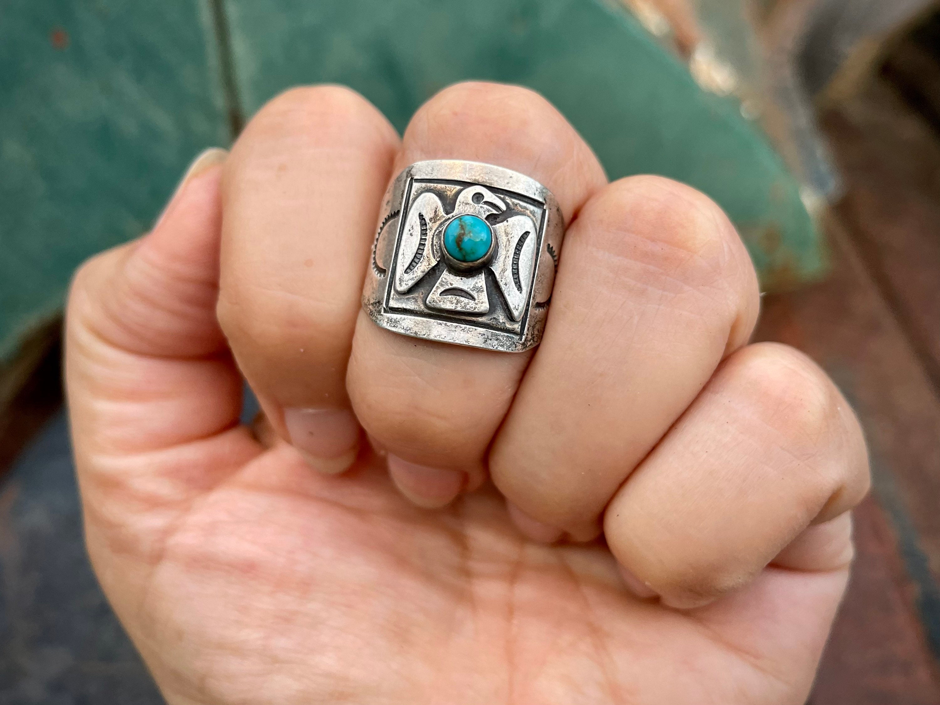 Thunderbird turquoise ring sale