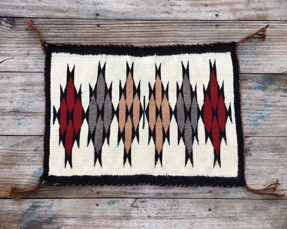 Small 14 X 19 5 Navajo Rug Wall Hanging