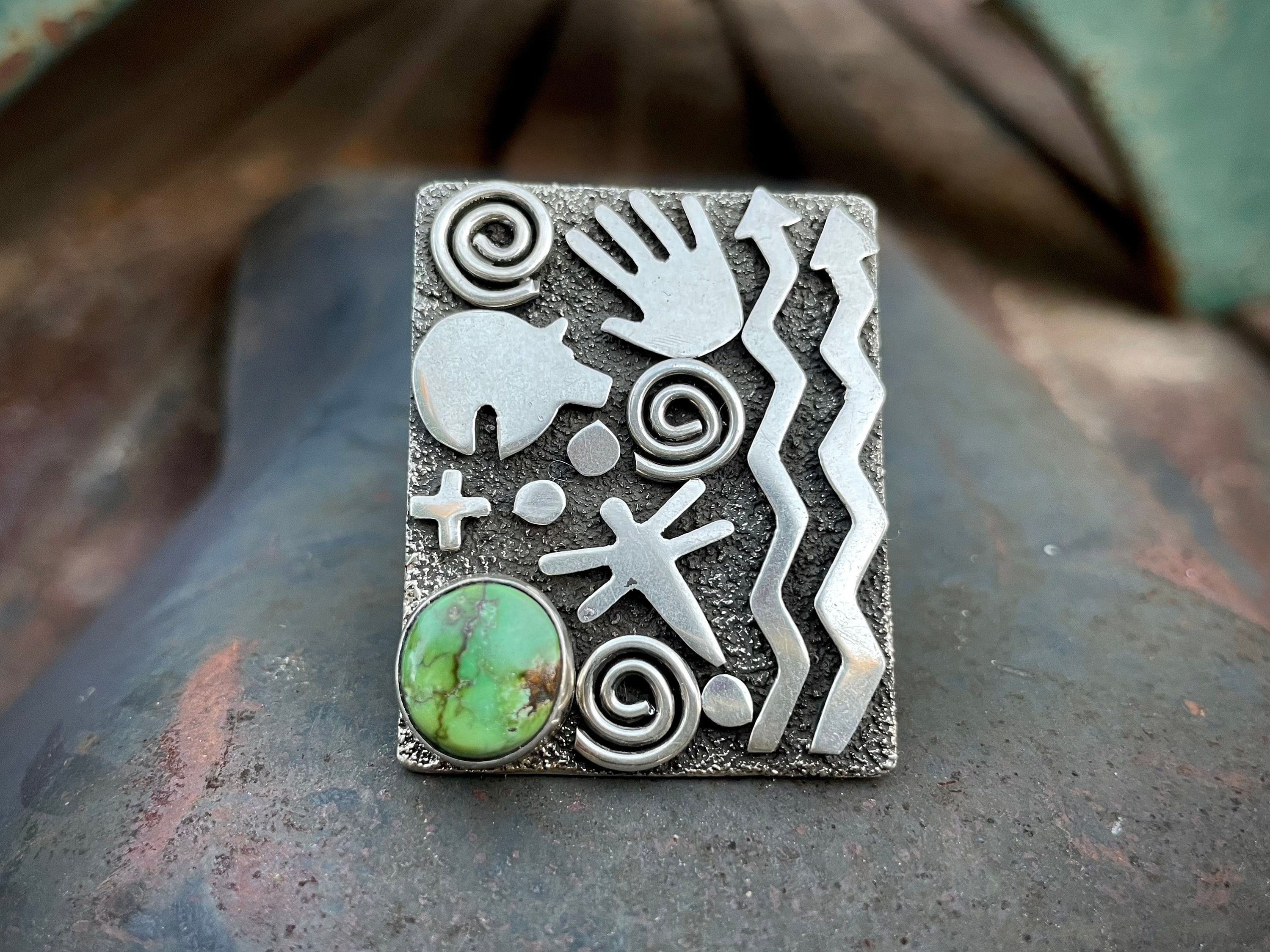 One Of The Best Native American Navajo Royston Turquoise Sanchez Sterling Silver Ring One Of The Best Native American Navajo Royston Turquoise Sanchez Sterling Silver Ring