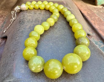 Serpentine Bead Necklace Approx 20" with 3" Extender, Desert Rose Trading